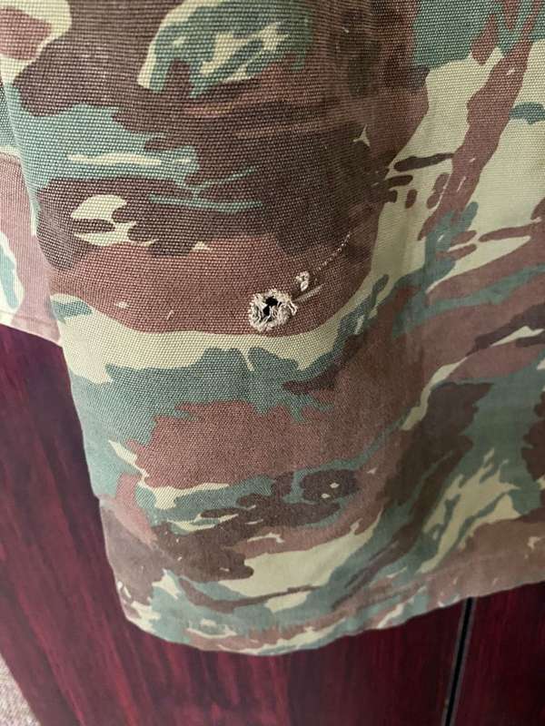 32 BATTALION LONG SLEEVE SHIRT-SIZE SMALL-MEASURES 50 CM ARMPIT TO ARMPIT-USED BUT GOOD CONDITION