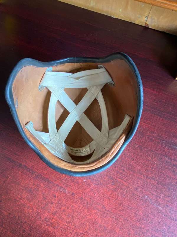 SAAF MK1A PILOTS HELMET WITH OXYGEN MASK,CIRCA 1970`S-USED BY SKELETON-MIRAGE 111 AND HARVARD PILOTS