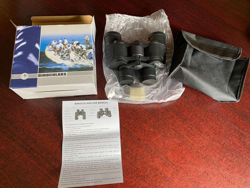 8X40-168M/1000M BINOCULARS MADE IN CHINA-NEW -BOXED-IDEAL FOR BIRD WATCHING