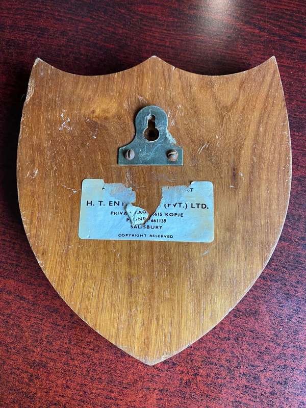 RHODESIAN/SAP PLAQUE