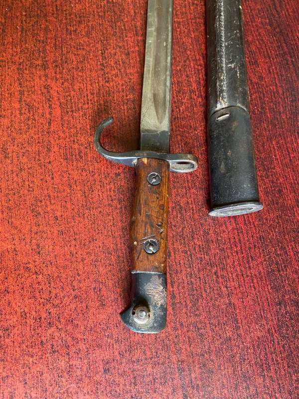 British Pattern 1907 Sword Bayonet with Hooked Quillon