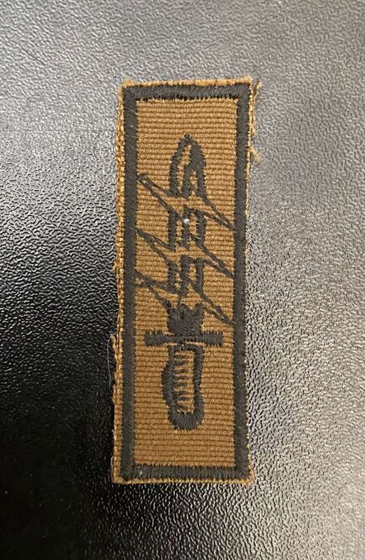 61 MECHANISED BATTALION GROUP,CLOTH OPERATION PARTICIPATION,BREAST BADGE-ORIGINAL