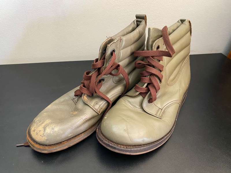 BORDER WAR PERIOD SAAF PILOTS FLYING BOOTS-USED BUT GOOD- SIZE 8