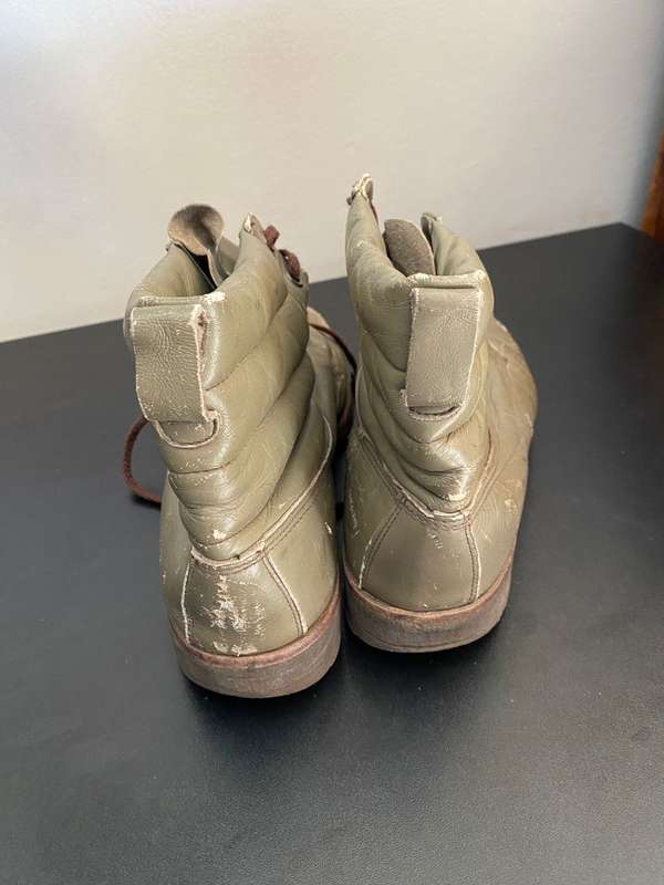 BORDER WAR PERIOD SAAF PILOTS FLYING BOOTS-SIZE 9