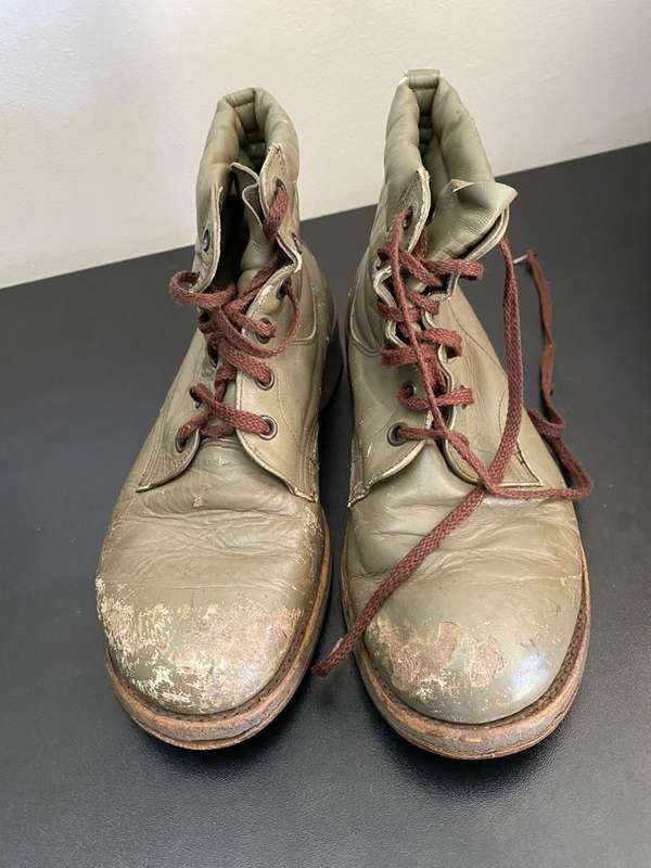 BORDER WAR PERIOD SAAF PILOTS FLYING BOOTS-SIZE 9
