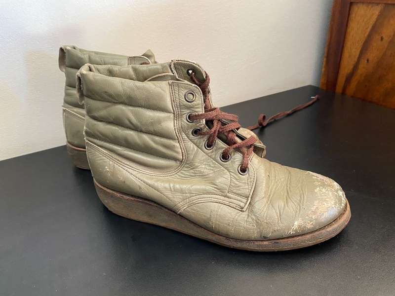 BORDER WAR PERIOD SAAF PILOTS FLYING BOOTS-SIZE 9