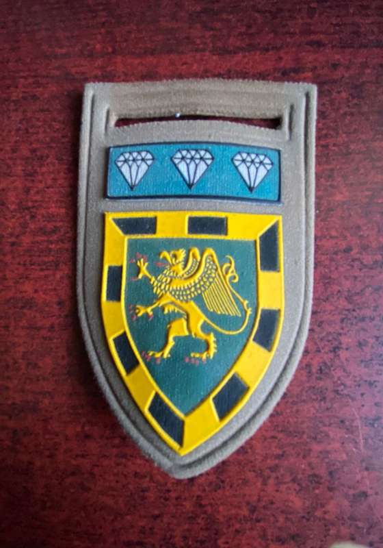 3 SA INFANTRY BATTALION WITH NORTHERN CAPE COMMAND BAR- TUPPER FLASH-ONE PIN