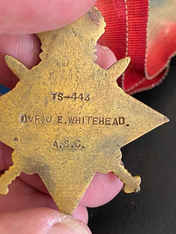 WW1 STAR AND VICTORY MEDAL,WITH CERTIFICATES AND PRINCESS MARY TIN AS WELL AS JMC/DSC MEDAL AWARDED