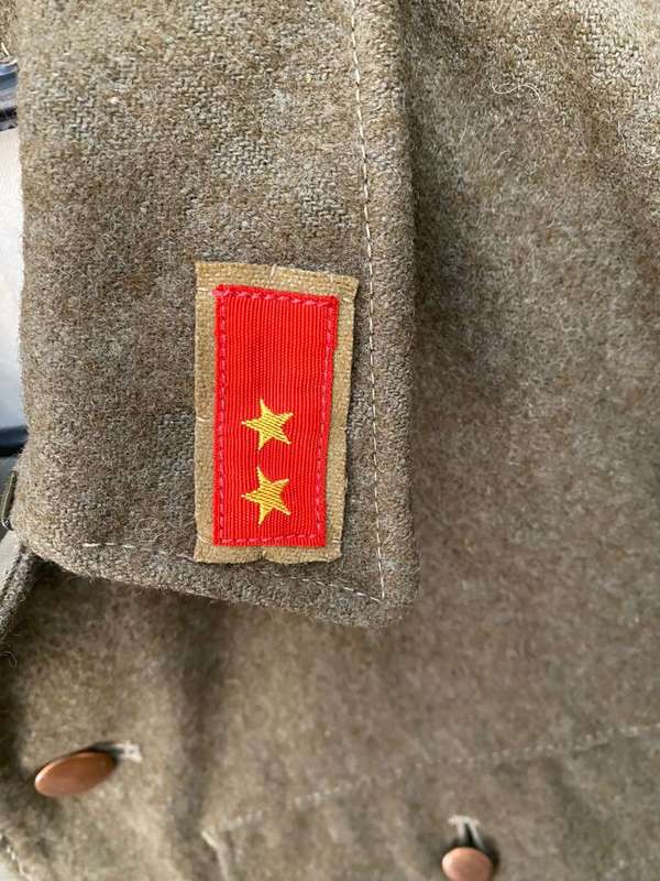 AUTHENTIC JAPANESE WW2 ARMY ,WINTER TUNIC-WORN CHINA AND MANCHURIA-GOOD CONDITION