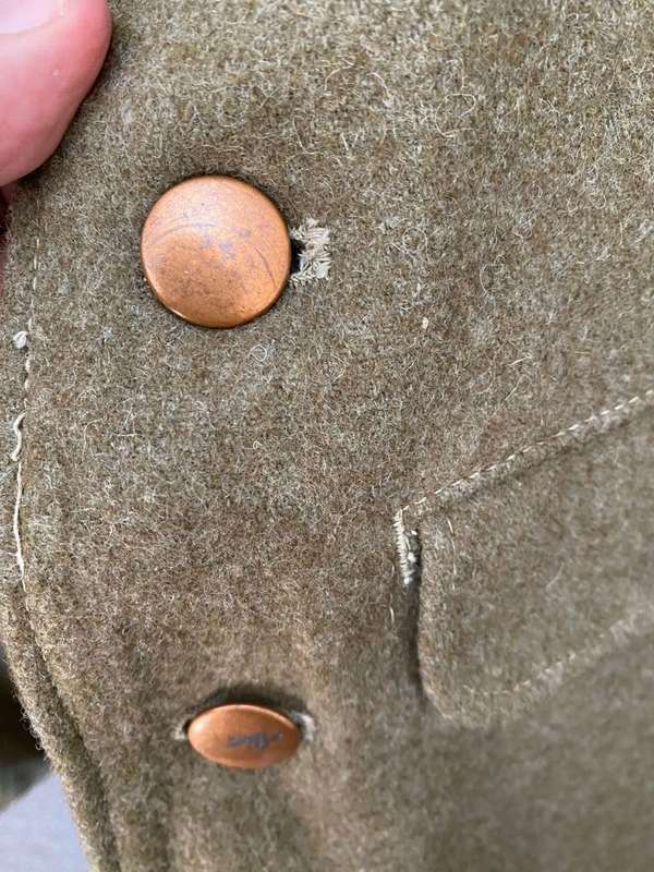 AUTHENTIC JAPANESE WW2 ARMY ,WINTER TUNIC-WORN CHINA AND MANCHURIA-GOOD CONDITION