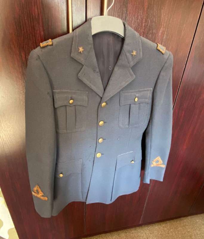 AUTHENTIC ITALIAN WW2 AIRFORCE TUNIC FOR AN OFFICERS-ENGINEER ELECTRICAL BRANCH