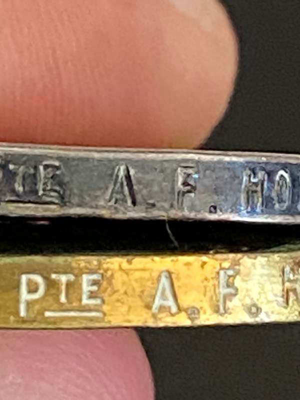 WW1 TRIO AWARDED TO PRIVATE ANDREW FRANK HOFFMAN-6497-1ST REGT. SA INF. (DULLINANS HORSE) 15 PAGES O