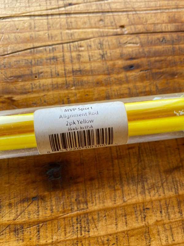 GOLF ALIGNMENT RODS-2 IN ORIGINAL PACKAGING