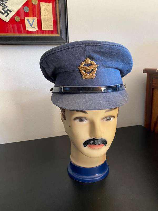 SAAF PEAKED CAP-WORN 1926-1959-STILL GOOD CONDITION