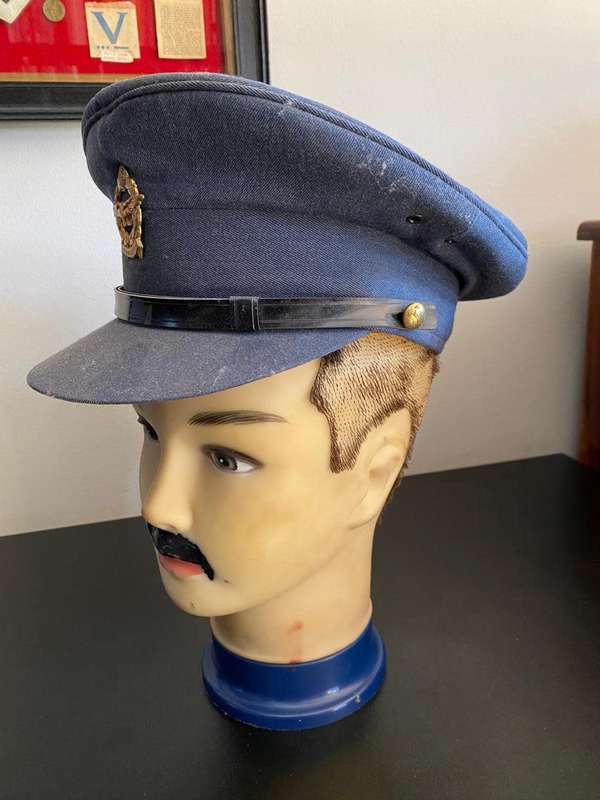 SAAF PEAKED CAP-WORN 1926-1959-STILL GOOD CONDITION