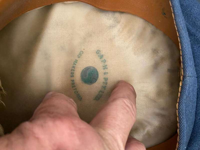 SAAF PEAKED CAP-WORN 1926-1959-STILL GOOD CONDITION