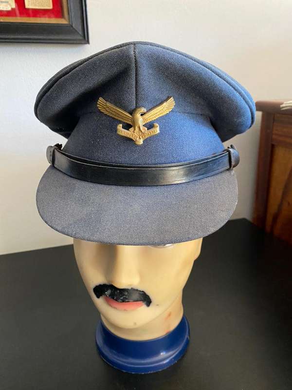 SAAF PEAKED CAP-WORN FROM 1959- GOOD CONDITION