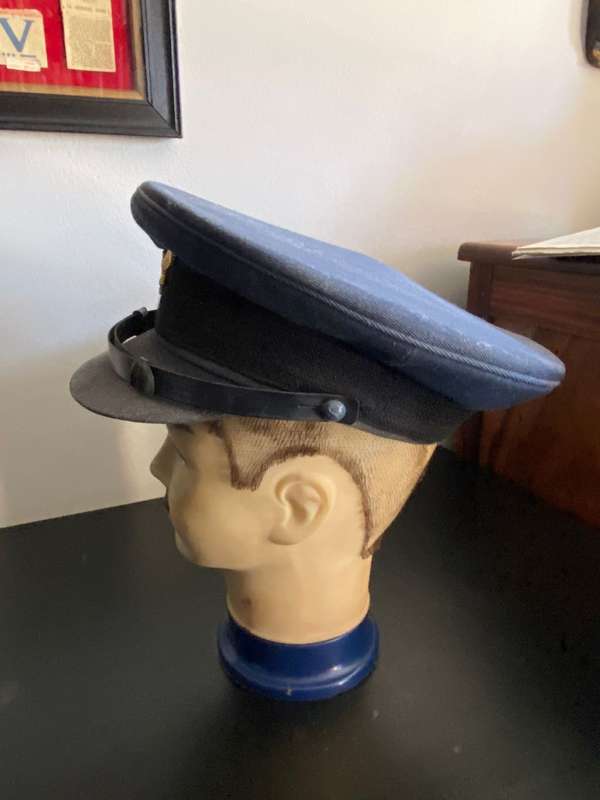 SAAF PEAKED CAP-WORN FROM 1960-BORDER WAR PERIOD-GOOD CONDITION