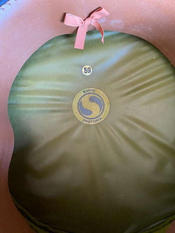 HIGH RANKING SAAF,OFFICERS PEAKED CAP-WORN FROM 1960`S-(BORDER WAR)-GOOD CONDITION
