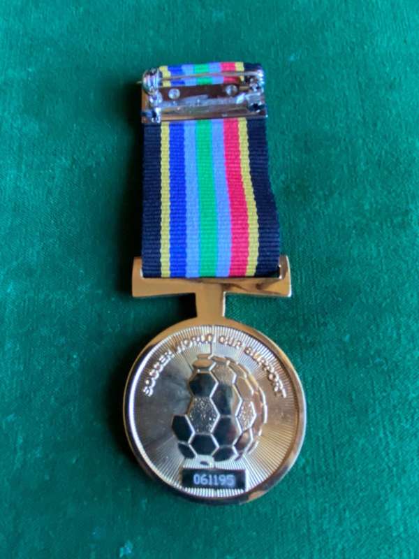 POLICE 2010 SOCCER WORLD CUP MEDAL-NUMBERED