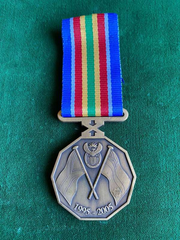 SAP 10 YEAR COMMEMORATIVE MEDAL -NUMBERED