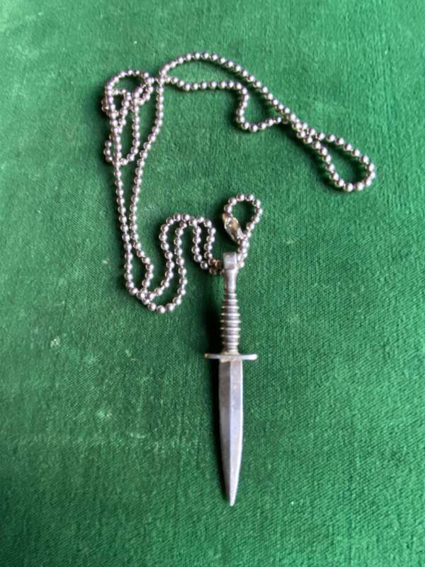 ORIGINAL SILVER RECCE OPERATOR NECKLACE