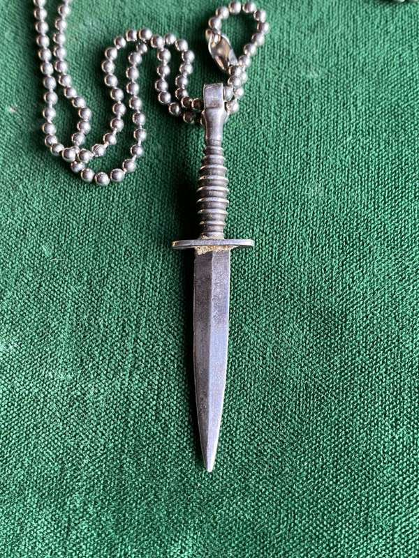 ORIGINAL SILVER RECCE OPERATOR NECKLACE