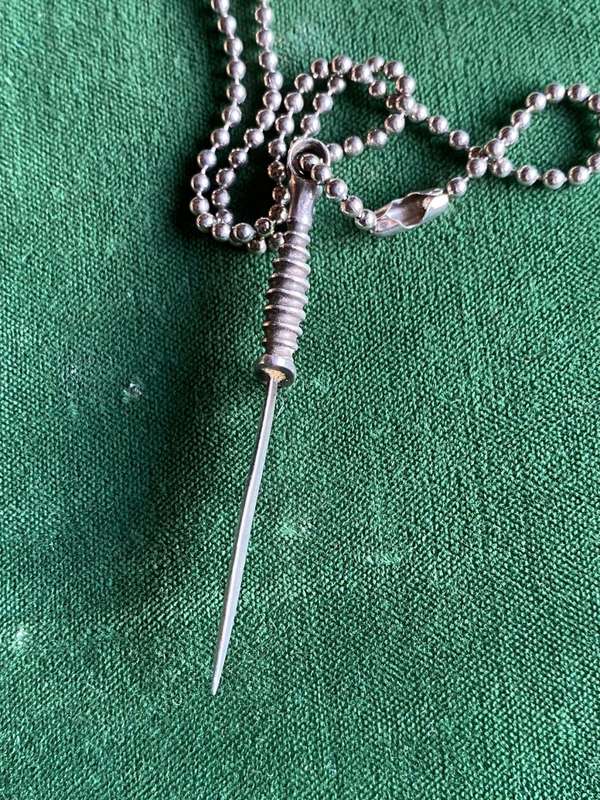ORIGINAL SILVER RECCE OPERATOR NECKLACE