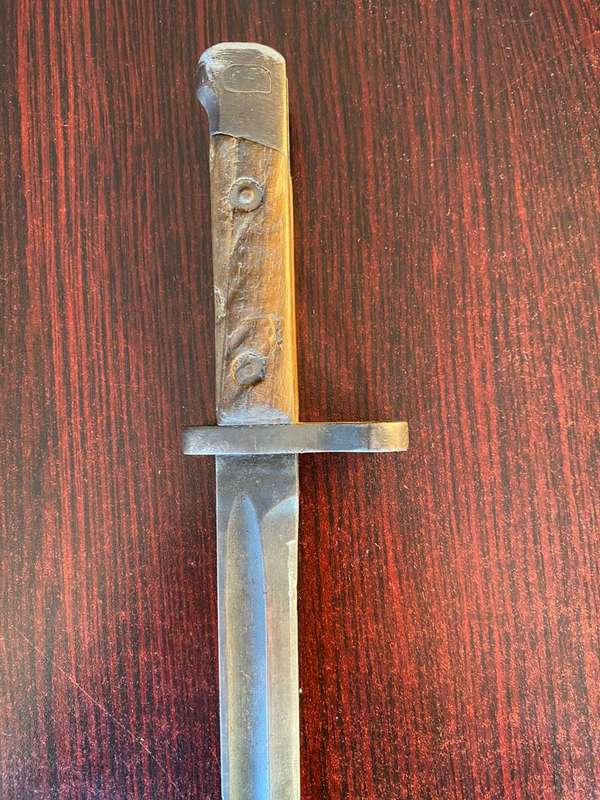 AUSTRIAN 1895 BAYONET FROM WW1-SOLD WITHOUT A SCABBARD-OVERALL LENGTH 34,5 CM