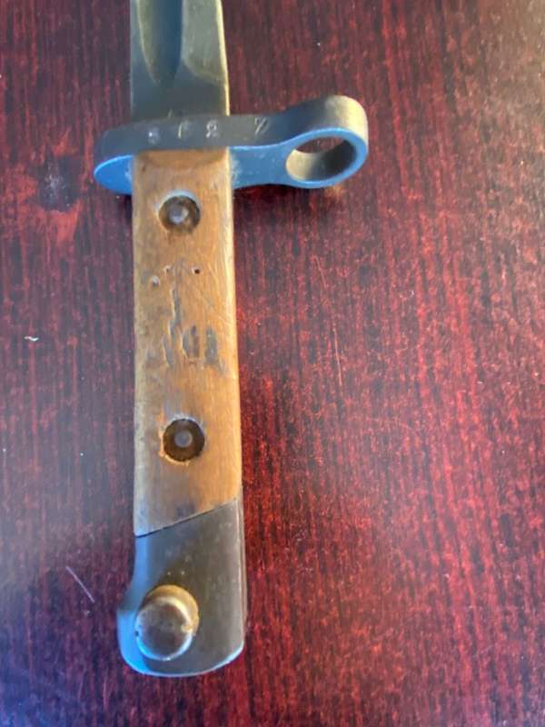 AUSTRIAN 1895 BAYONET FROM WW1-SOLD WITHOUT A SCABBARD-OVERALL LENGTH 34,5 CM