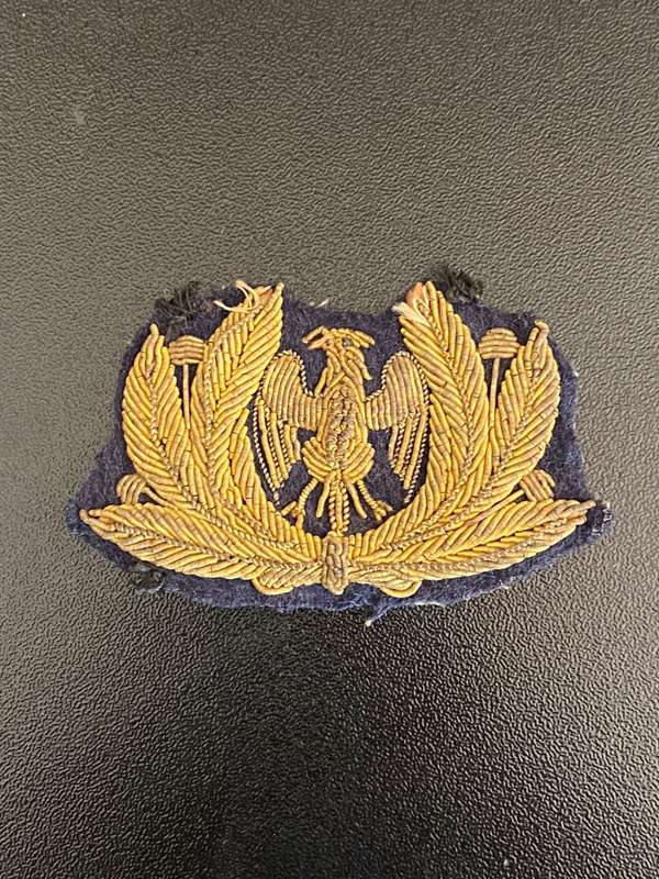 WW2 Italian RSI Northern Italy Air Force Cap Badge