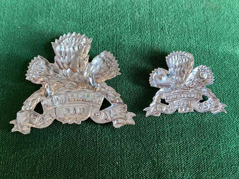 SA ARMOURED CORPS CAP AND ONE COLLAR (NO PINS) WORN 1976-1996
