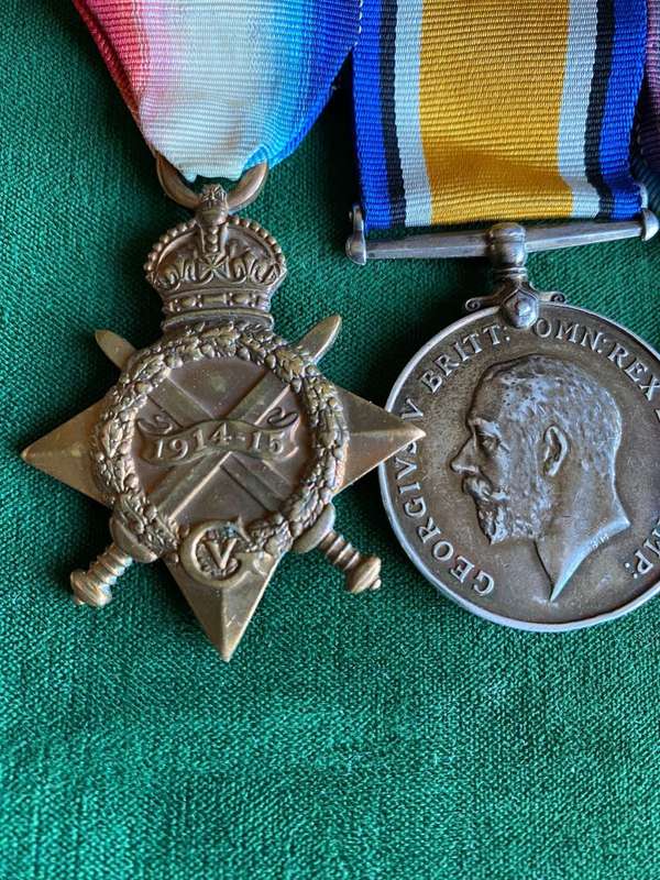 WW1/ 2 MOUNTED MEDAL GROUP-AWARDED TO 815060 DRV L.W. ADAMWAITE ROYAL ARTILLERY-WW1 STAR IS ENGRAVE