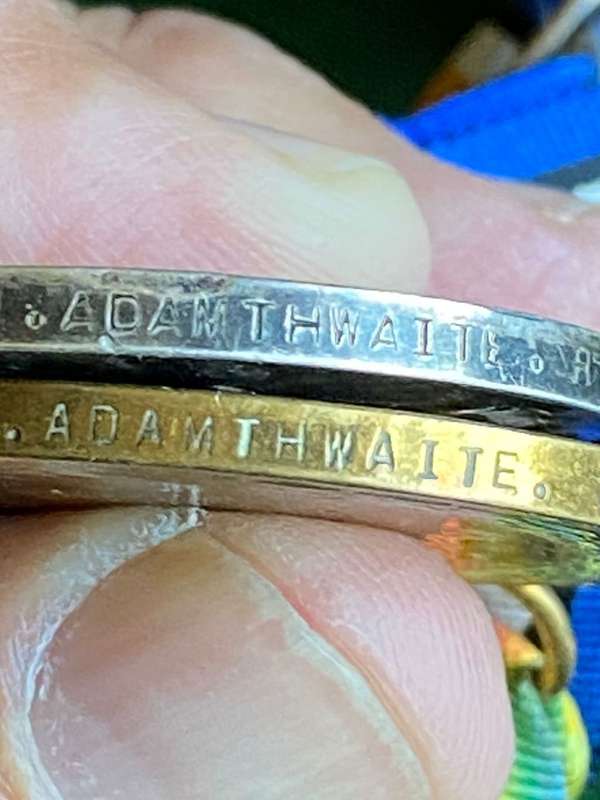WW1/ 2 MOUNTED MEDAL GROUP-AWARDED TO 815060 DRV L.W. ADAMWAITE ROYAL ARTILLERY-WW1 STAR IS ENGRAVE