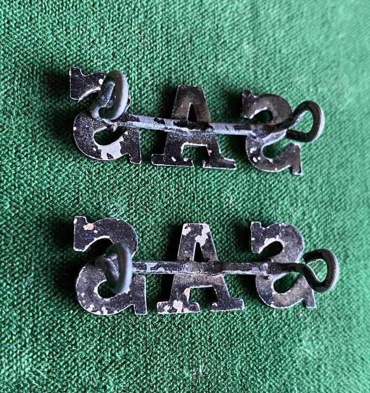 RHODESIA SAS TITLE PAIR WORN 1970`S-1980-BLACKENED-LUGS INTACT