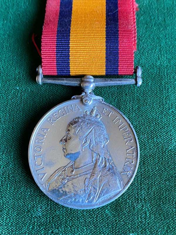 FULL SIZE BOER WAR QSA(NO BAR) AWARDED TO W.J. KUYS REMOUNT DEPT.