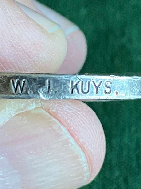 FULL SIZE BOER WAR QSA(NO BAR) AWARDED TO W.J. KUYS REMOUNT DEPT.