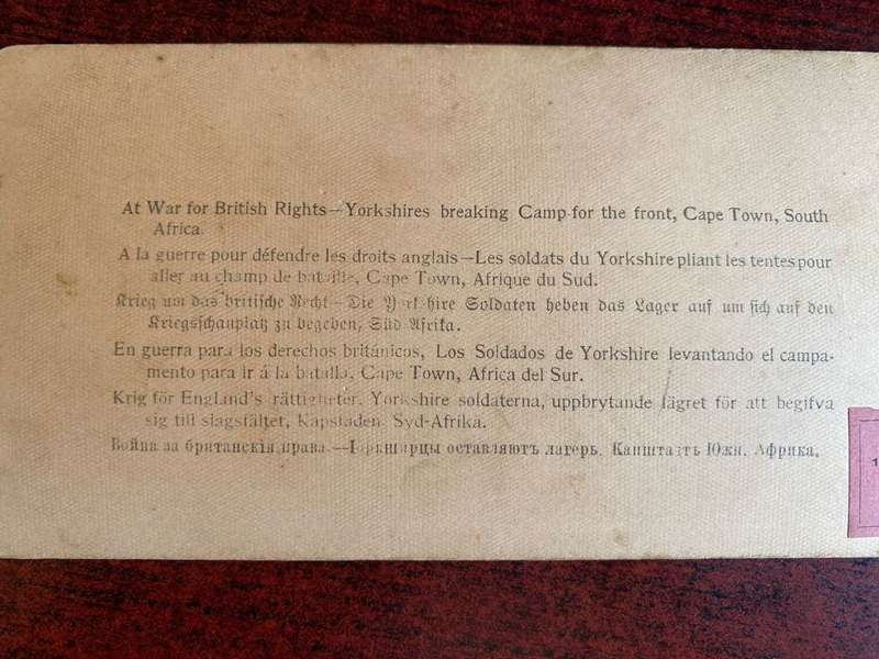 BOER WAR STEREO SCOPIC SLIDES -2 SOLD TOGETHER