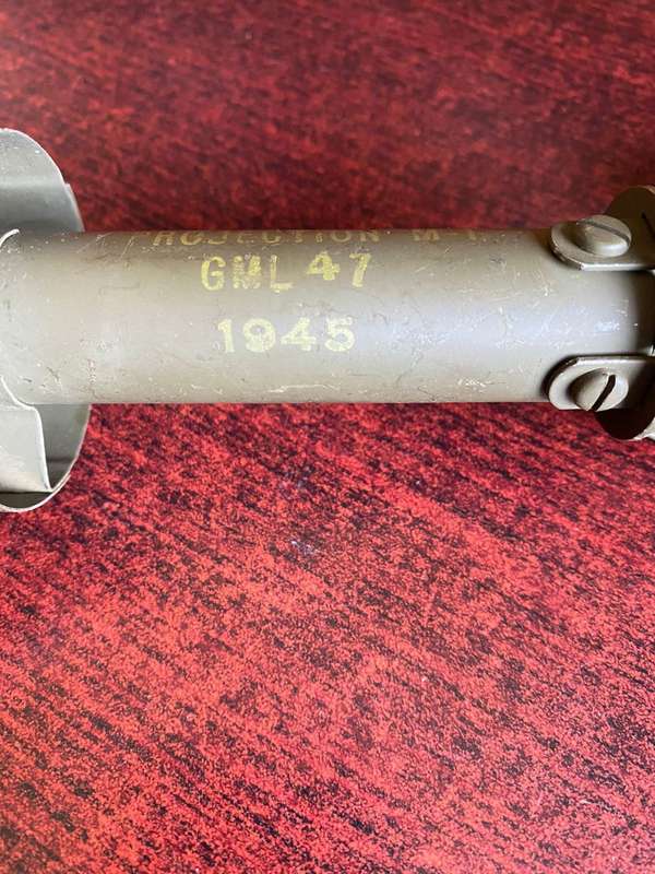 US RIFLE ADAPTOR FOR GRENADE PROJECTION M1-WW2 PERIOD STAMPED AND DATED