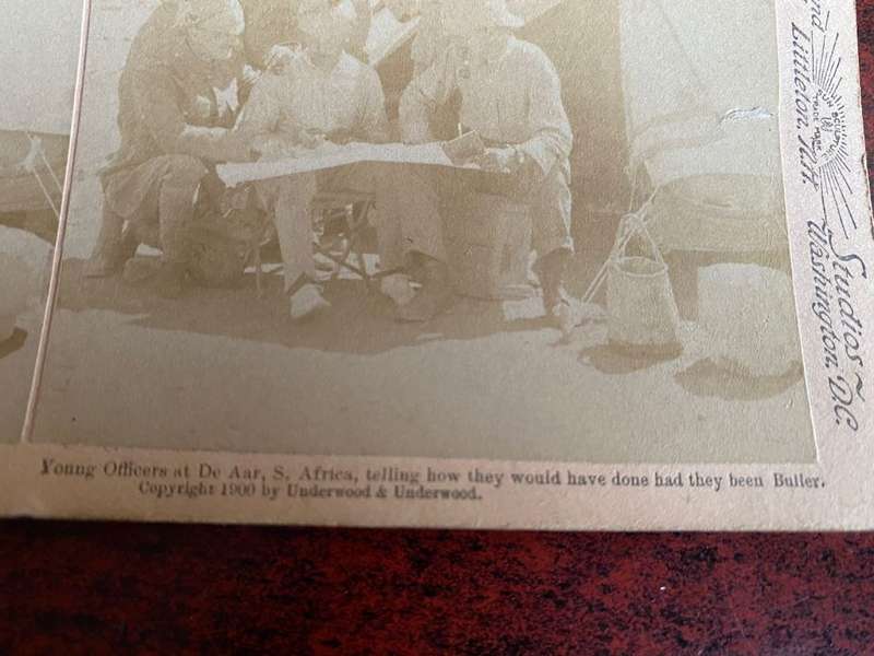 BOER WAR STEREO SCOPIC SLIDES -2 SOLD TOGETHER