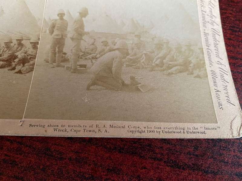 BOER WAR STEREO SCOPIC SLIDES -2 SOLD TOGETHER