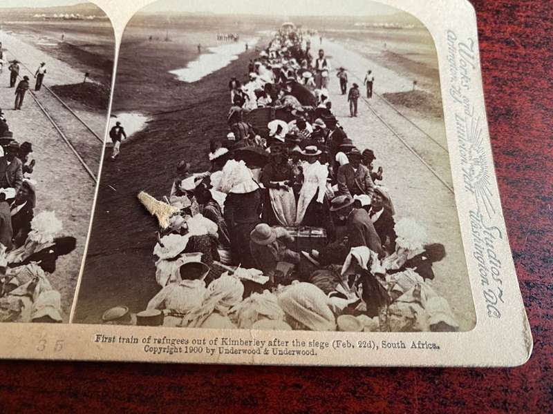 BOER WAR STEREO SCOPIC SLIDES -2 SOLD TOGETHER