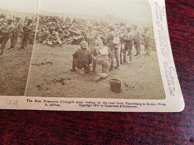 BOER WAR STEREO SCOPIC SLIDES -2 SOLD TOGETHER