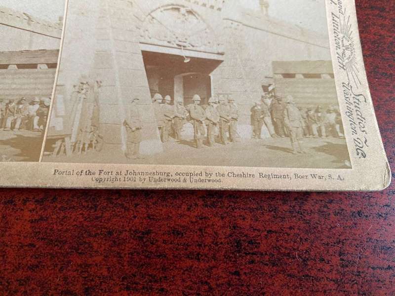 BOER WAR STEREO SCOPIC SLIDES -2 SOLD TOGETHER