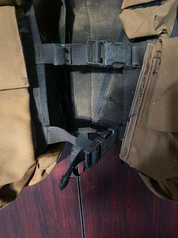 PATTERN 83 BATTLE JACKET-USED BUT GOOD AND COMPLETE CONDITION WITH ALL CLIPS AND STRAPS