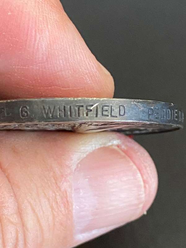 FULL SIZE BOER WAR QSA MEDAL-AWARDED TO 117 CPL. G. WHITFIELD PEDDIE D.M.T.