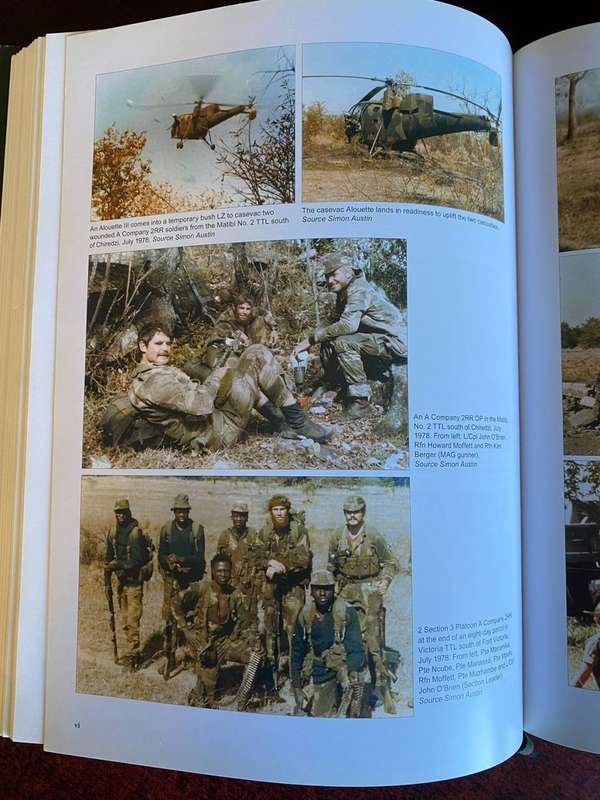 RHODESIA REGIMENT 1899-1981-HARD COVER WITH DUST COVER-FIRST EDITION PUBLISHED 2014-593 PAGES/ 2500