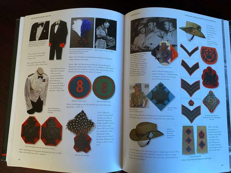RHODESIA REGIMENT 1899-1981-HARD COVER WITH DUST COVER-FIRST EDITION PUBLISHED 2014-593 PAGES/ 2500