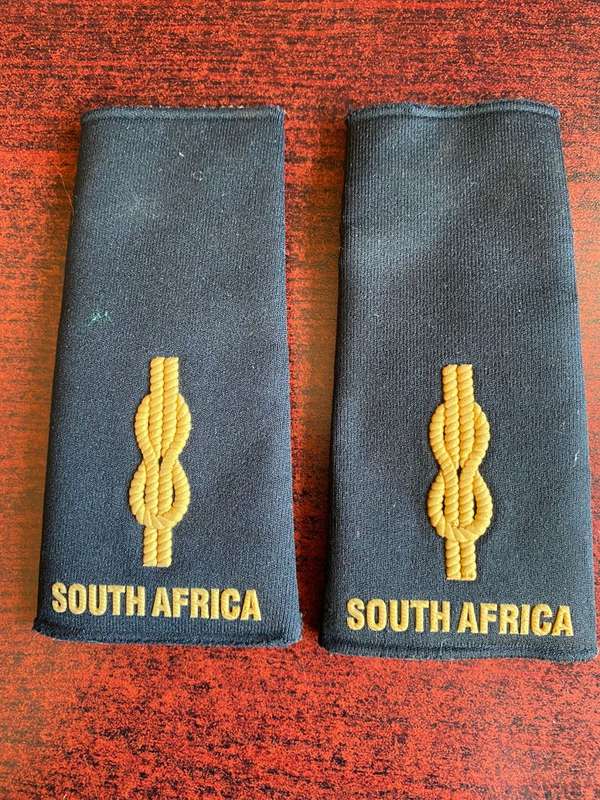 SA NAVY SHOULDER STRAPS FOR ABLE SEAMAN-POST 2003