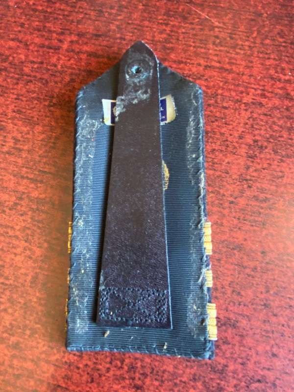 ITALIAN NAVY SHOULDER BOARD RANK